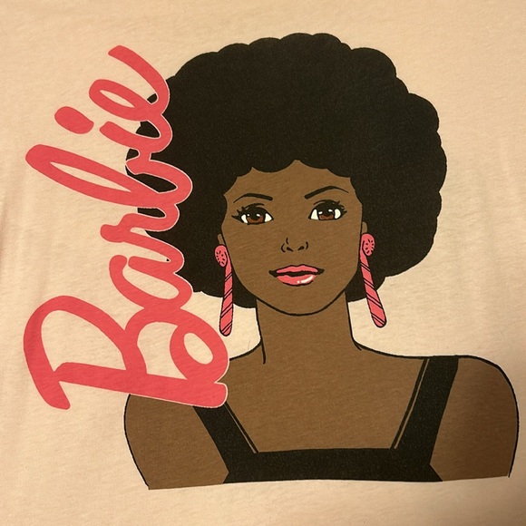 RARE! Original MATEL black Barbie tee. Size XXL (but fits like a L) - Picture 2 of 3